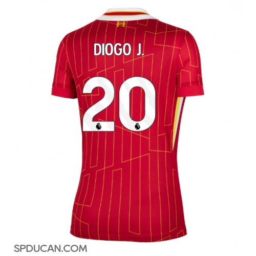 Zenski Nogometni Dres Liverpool Diogo Jota #20 Domaci 2024-25 Kratak Rukav